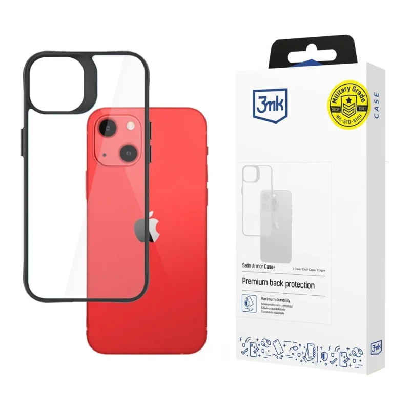 Etui 3mk Satin Armor Case+ na iPhone 13 mini - przezroczyste