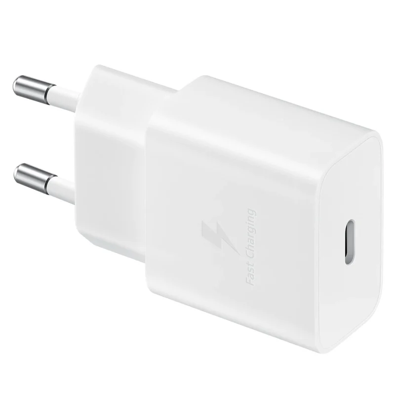 Ładowarka sieciowa Samsung EP-T1510XWEGEU USB-C 15W PD AFC + kabel USB-C - biała - obrazek 2