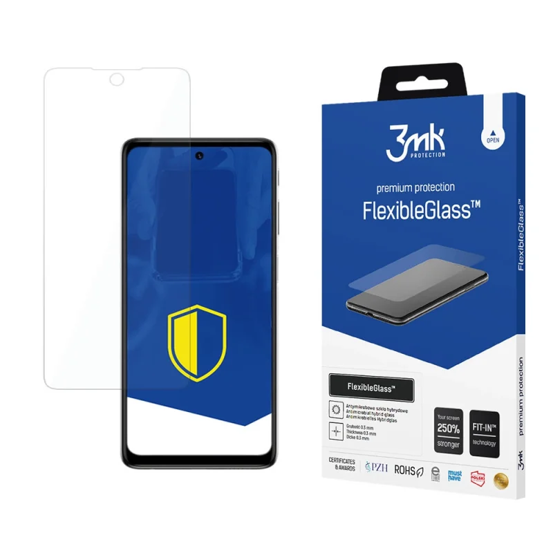 Szkło hybrydowe 3mk FlexibleGlass™ na Motorola Moto G51 5G