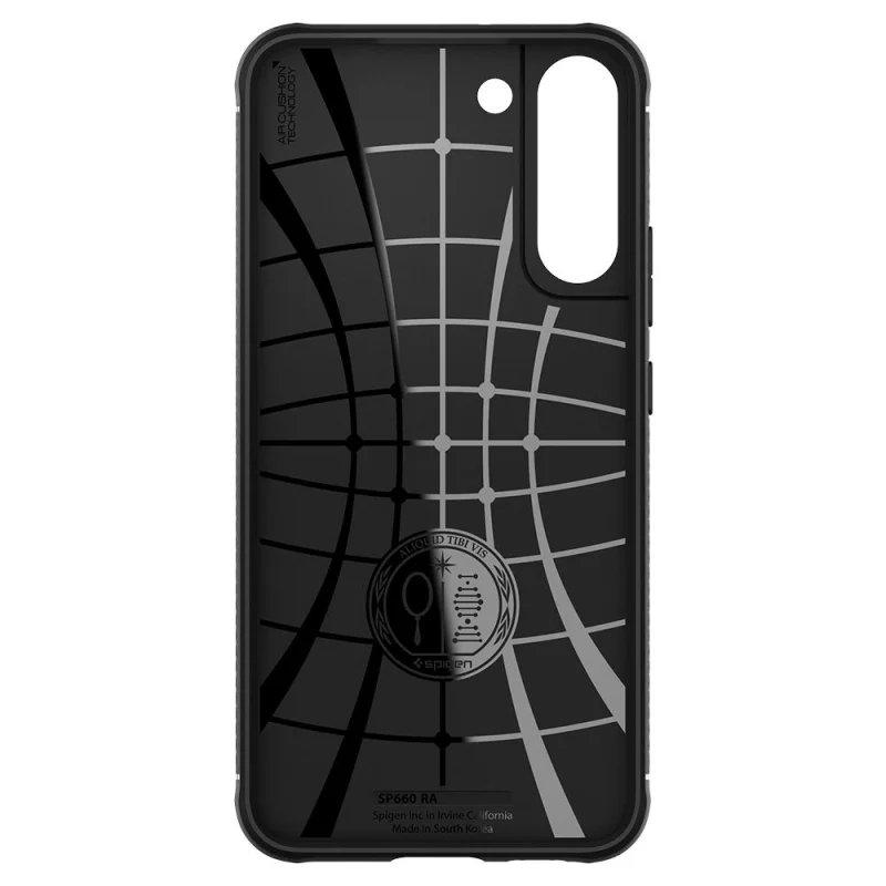 Etui Spigen Rugged Armor na Samsung Galaxy S22 - czarny mat - obrazek 4