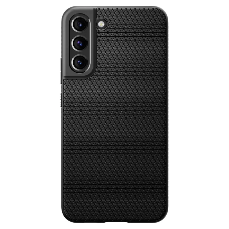 Etui Spigen Liquid Air na Samsung Galaxy S22 - czarny mat - obrazek 2