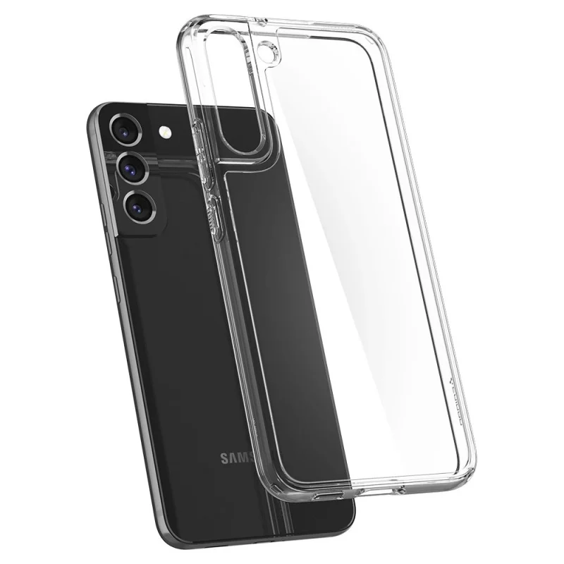 Etui Spigen Ultra Hybrid na Samsung Galaxy S22 - przezroczyste - obrazek 5