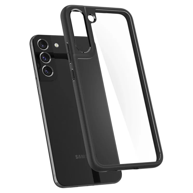 Etui Spigen Ultra Hybrid na Samsung Galaxy S22 - czarny mat - obrazek 5