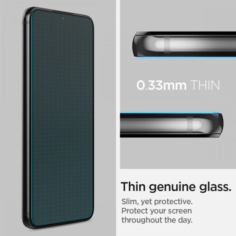 Szkło hartowane Spigen Glas.tR EZ Fit na Samsung Galaxy S22+ - 2 szt. - obrazek 12