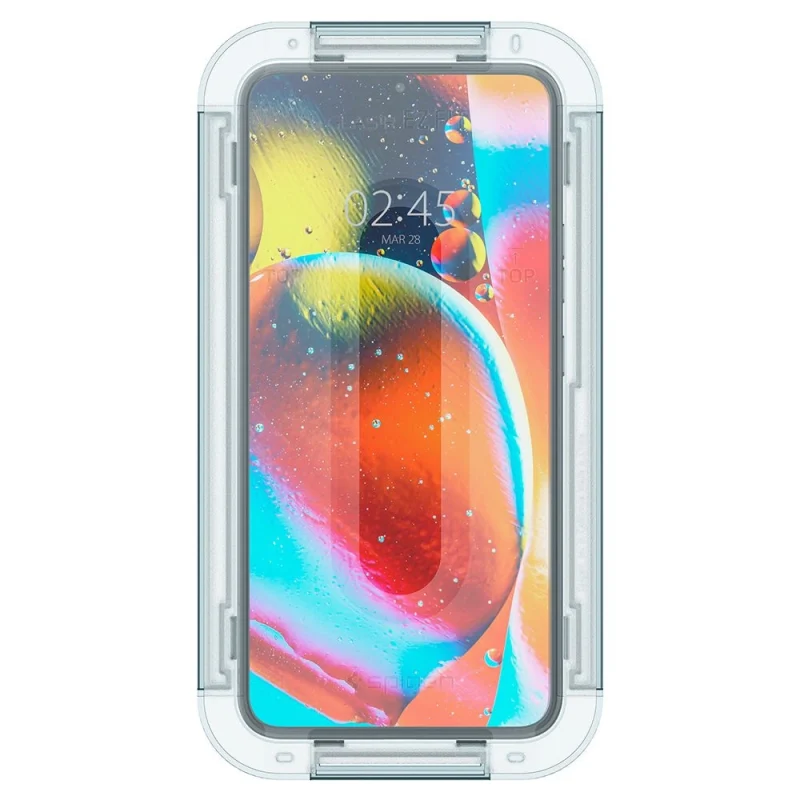 Szkło hartowane Spigen Glas.tR EZ Fit na Samsung Galaxy S22+ - 2 szt. - obrazek 5