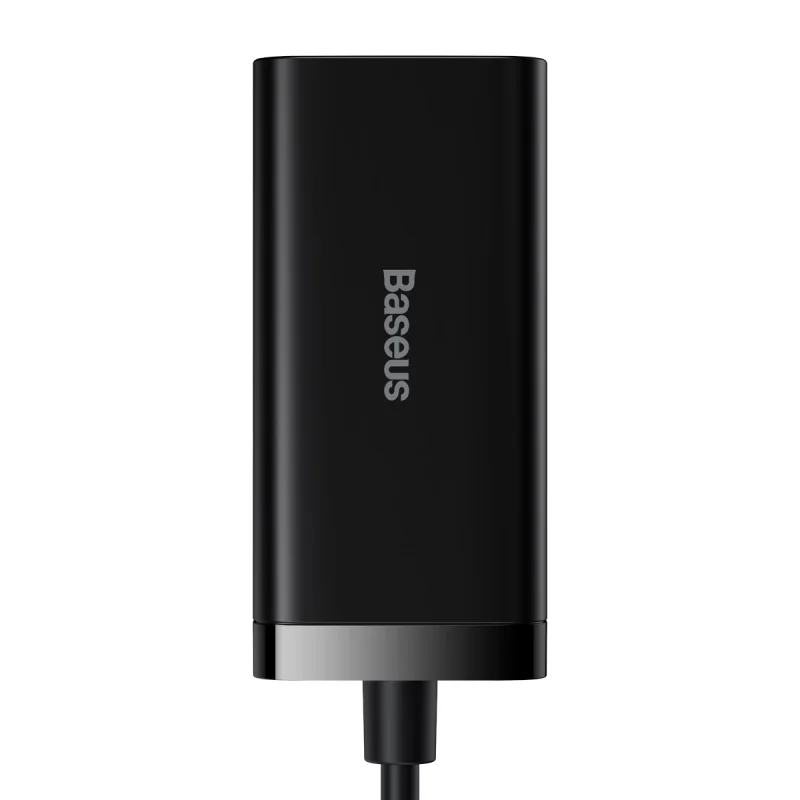 Baseus GaN3 Pro szybka uniwersalna ładowarka sieciowa GaN 2 x USB Typ C / 2x USB 100W PD3.0, QC4.0+, AFC czarny (CCGP000101) - obrazek 2