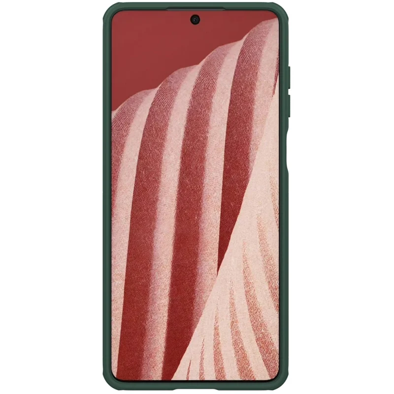 Nillkin Super Frosted Shield Pro wytrzymałe etui pokrowiec Samsung Galaxy A73 zielony - obrazek 3