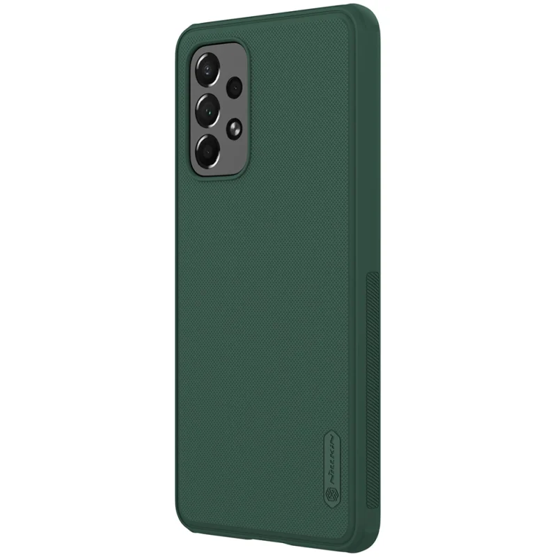 Nillkin Super Frosted Shield Pro wytrzymałe etui pokrowiec Samsung Galaxy A73 zielony - obrazek 2