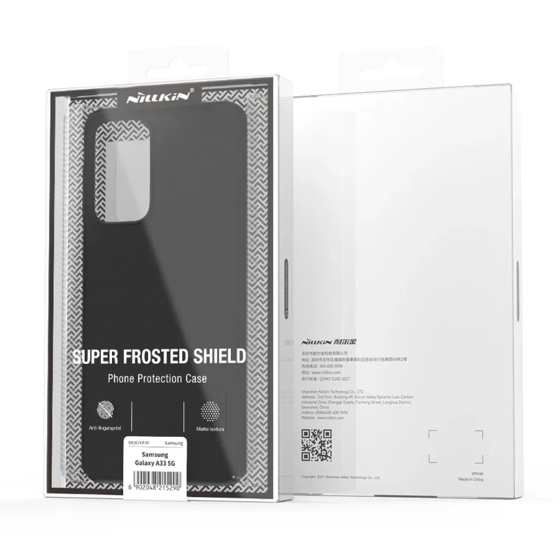 Nillkin Super Frosted Shield wzmocnione etui pokrowiec Samsung Galaxy A33 5G czerwony - obrazek 5