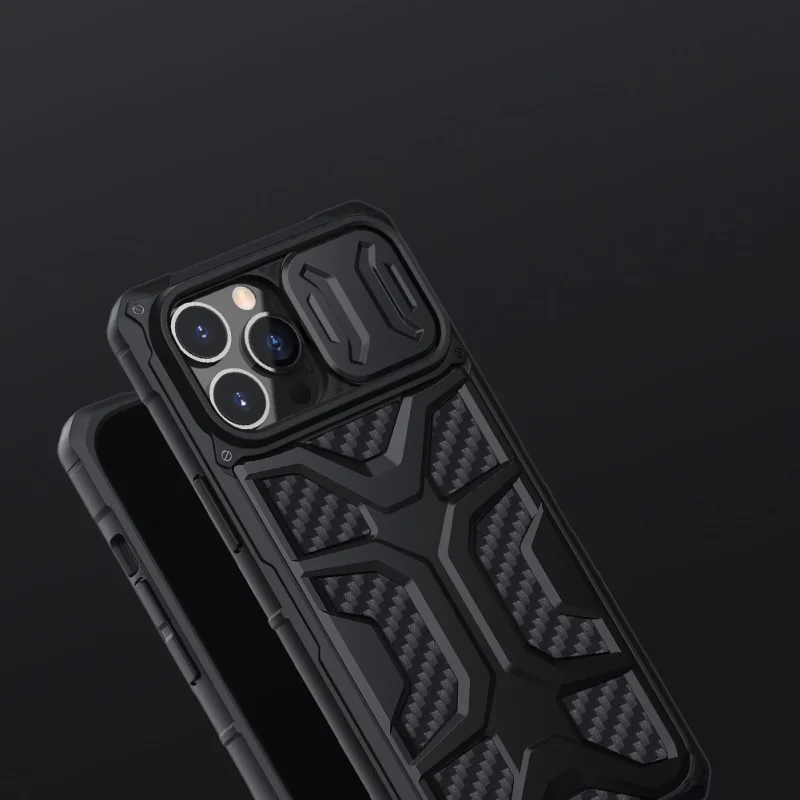 Nillkin Adventurer Case etui do iPhone 13 Pro pancerny pokrowiec z osłoną na aparat czarny - obrazek 13