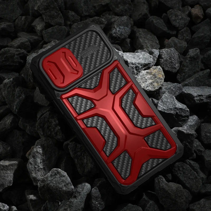 Nillkin Adventurer Case etui do iPhone 13 Pro pancerny pokrowiec z osłoną na aparat czarny - obrazek 16