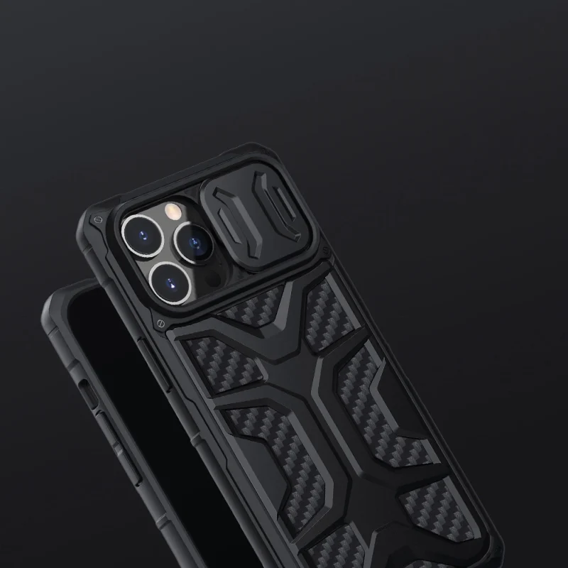 Nillkin Adventurer Case etui do iPhone 13 Pro Max pancerny pokrowiec z osłoną na aparat czarny - obrazek 13