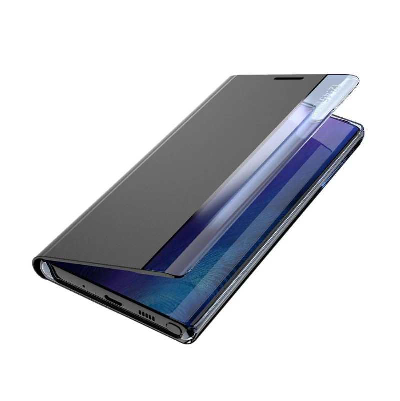 New Sleep Case pokrowiec etui z klapką z funkcją podstawki Xiaomi Redmi Note 11 Pro 5G / 11 Pro różowy - obrazek 3