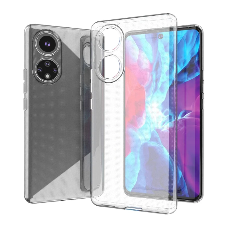 Żelowy pokrowiec etui Ultra Clear 0.5mm Honor 50 Pro przezroczysty - obrazek 4