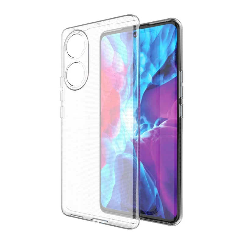 Żelowy pokrowiec etui Ultra Clear 0.5mm Honor 50 Pro przezroczysty - obrazek 5