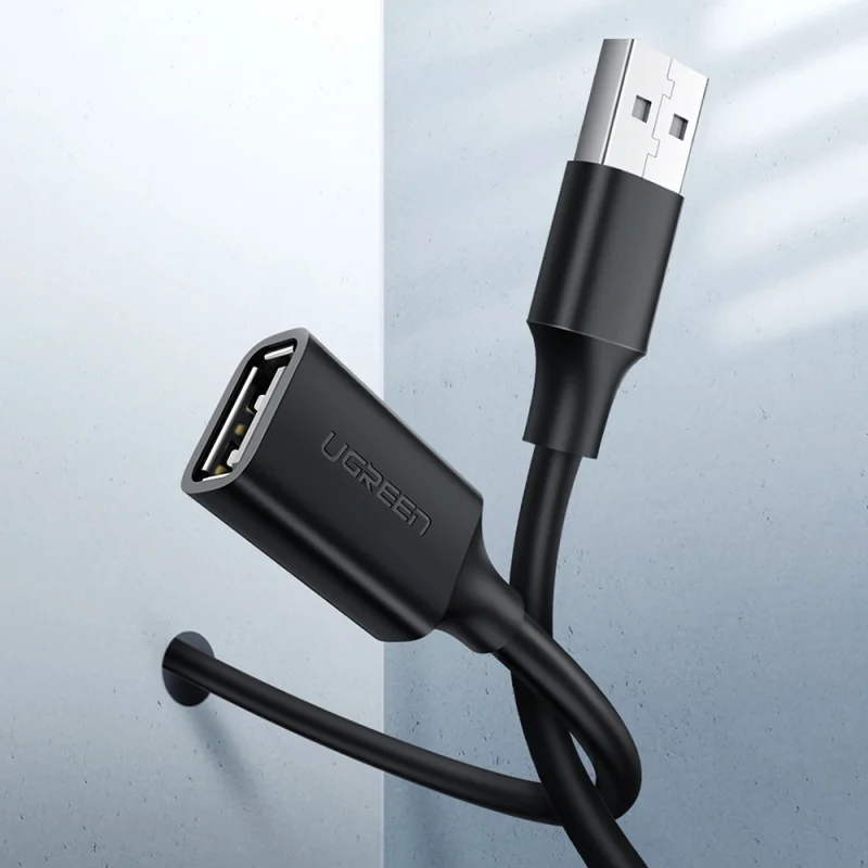 Ugreen przedłużka adapter USB 2.0 5m czarny (US103) - obrazek 9