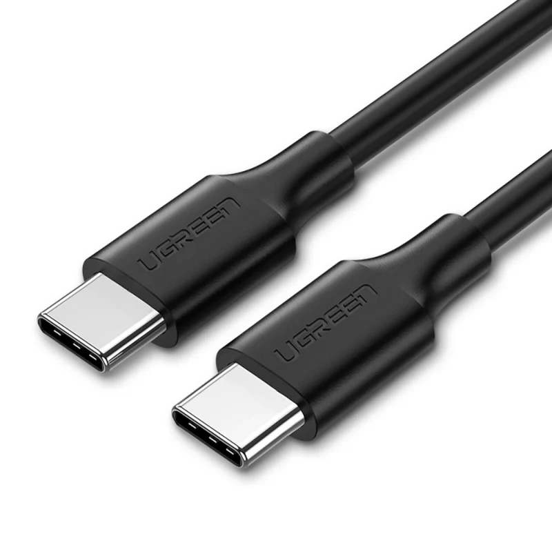 Kabel Ugreen US286 USB-C - USB-C PD QC 3A 480Mb/s 0,5m - czarny