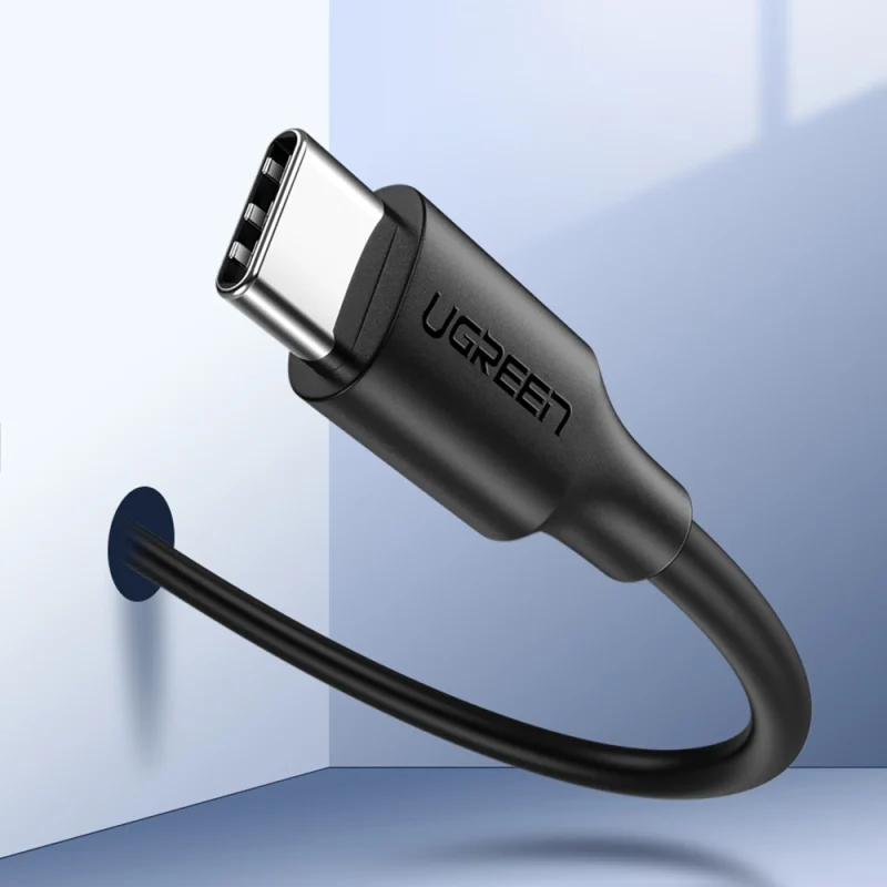 Kabel Ugreen US286 USB-C - USB-C PD QC 3A 480Mb/s 0,5m - czarny - obrazek 8