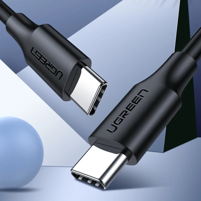 Kabel Ugreen US286 USB-C - USB-C 3A 480Mb/s 3m - czarny - obrazek 4