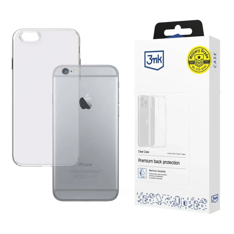 Etui 3mk Clear Case na iPhone 6 / 6s - przezroczyste