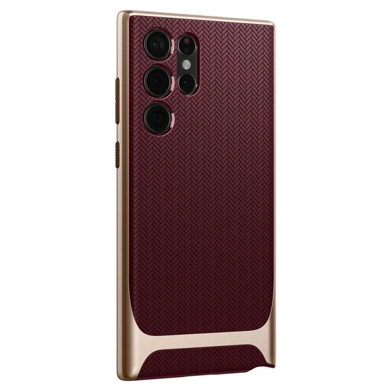 Etui Spigen Neo Hybrid na Samsung Galaxy S22 Ultra - burgundowe - obrazek 8