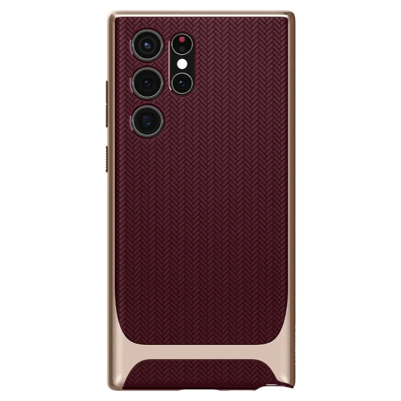 Etui Spigen Neo Hybrid na Samsung Galaxy S22 Ultra - burgundowe - obrazek 9