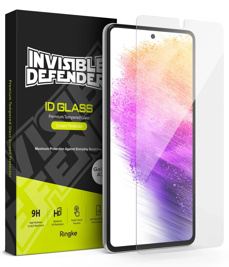 Ringke Invisible Defender ID Glass szkło hartowane 2,5D 0,33 mm Samsung Galaxy A73 5G - obrazek 5