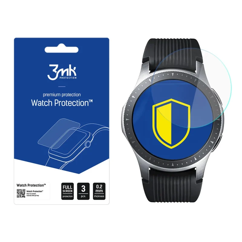 Szkło hybrydowe 3mk Watch Protection™ v. FlexibleGlass Lite na Samsung Galaxy Watch 46mm