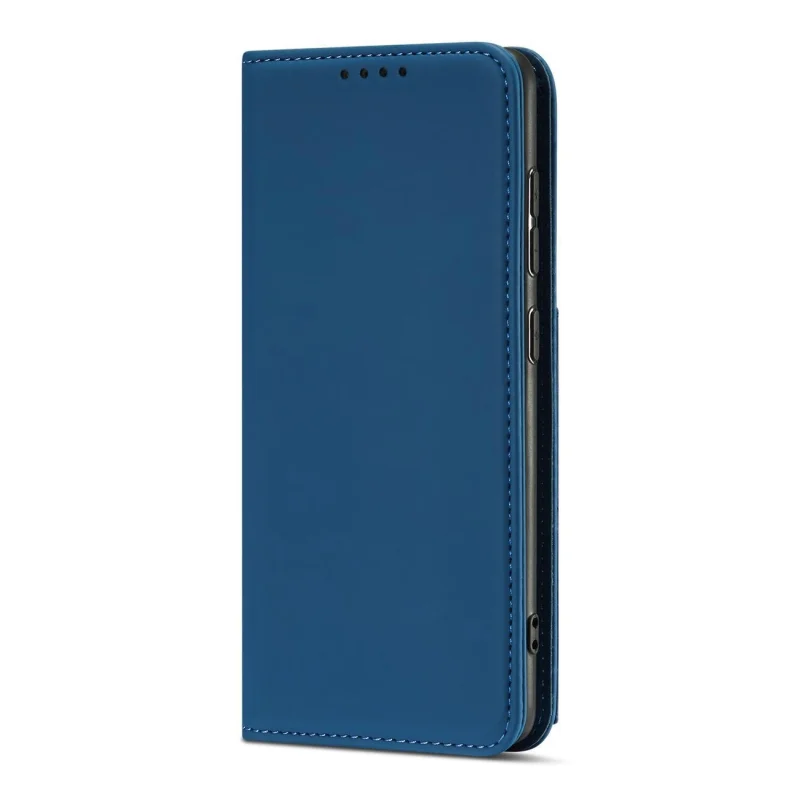 Magnet Card Case etui do Samsung Galaxy A13 5G pokrowiec portfel na karty kartę podstawka niebieski - obrazek 3