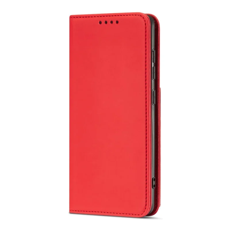 Magnet Card Case etui do Samsung Galaxy A13 5G pokrowiec portfel na karty kartę podstawka czerwony - obrazek 5