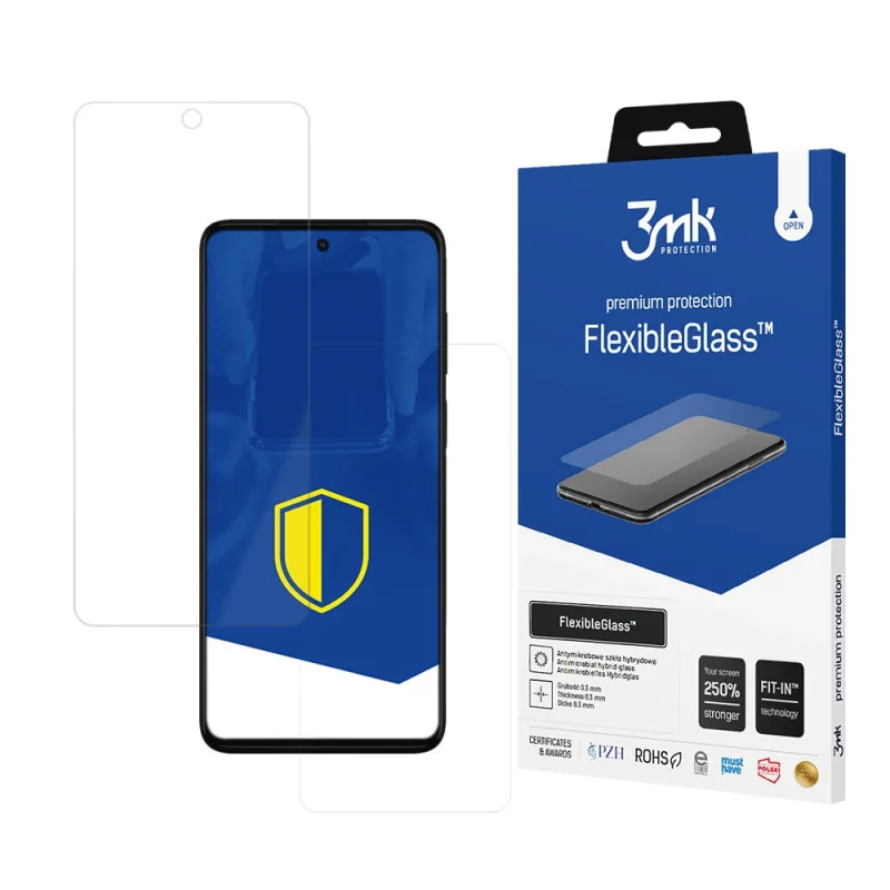 Szkło hybrydowe 3mk FlexibleGlass™ na Motorola Moto G52