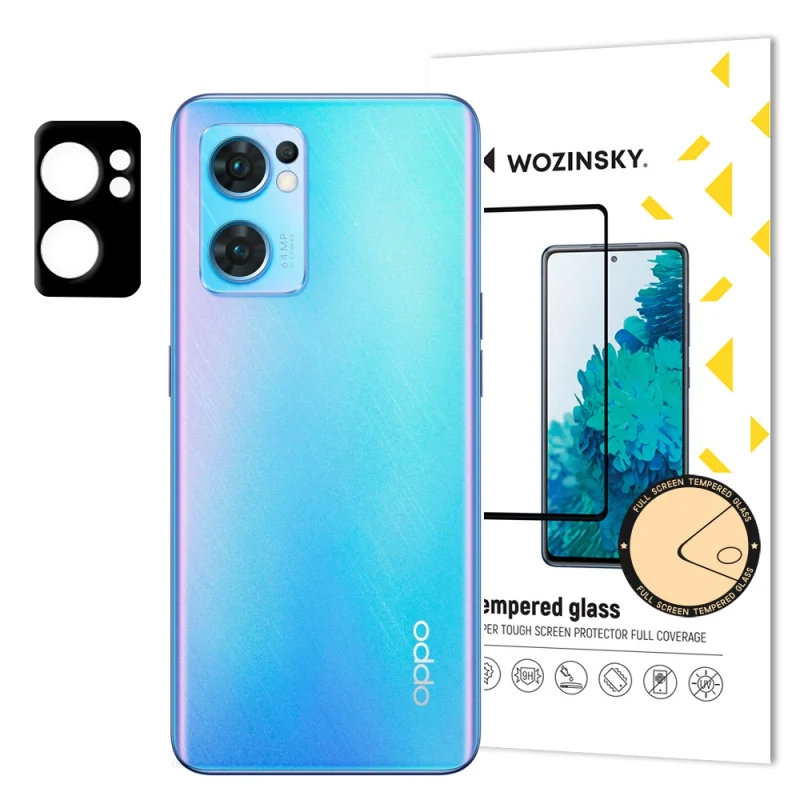 Wozinsky Full Camera Glass szkło hartowane 9H na cały aparat kamerę Oppo Reno7 5G