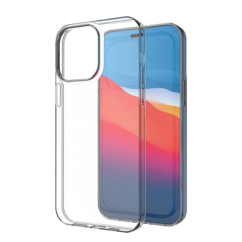 Żelowy pokrowiec etui Ultra Clear 0.5mm iPhone 14 Pro Max przezroczysty - obrazek 5