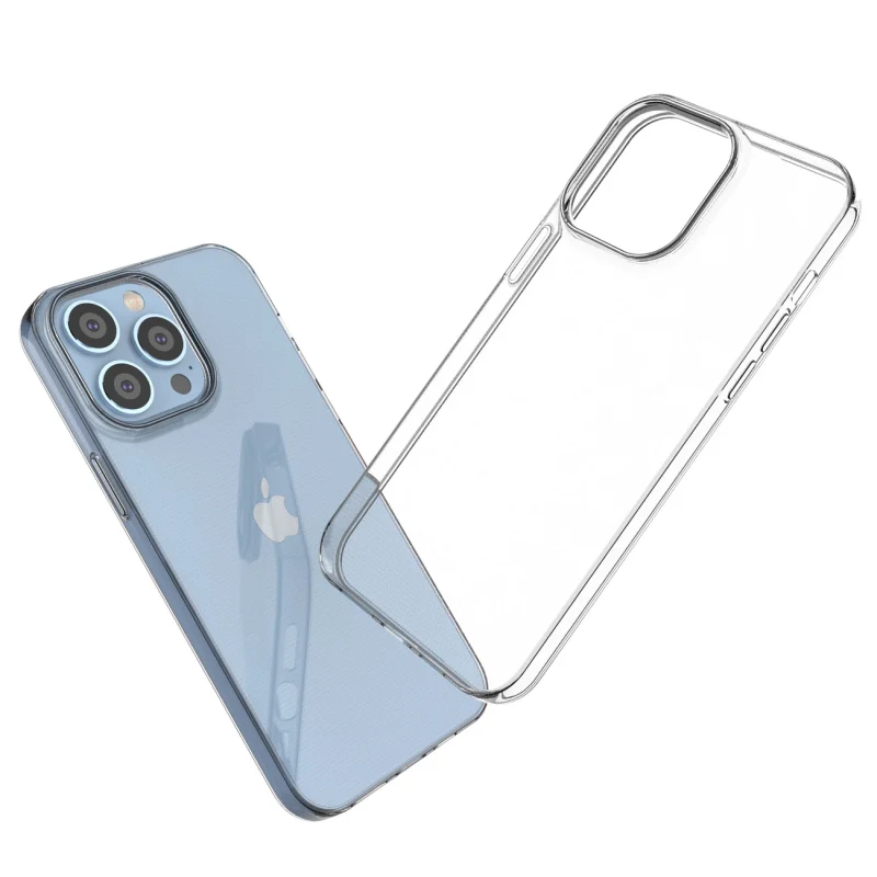 Żelowy pokrowiec etui Ultra Clear 0.5mm iPhone 14 Pro Max przezroczysty - obrazek 6