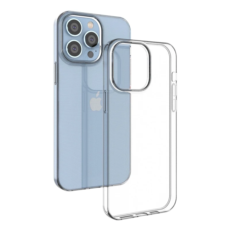 Żelowy pokrowiec etui Ultra Clear 0.5mm iPhone 14 Pro Max przezroczysty - obrazek 7