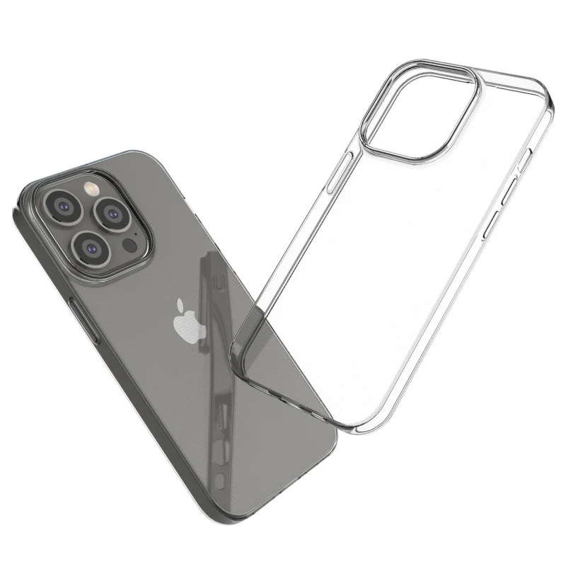 Żelowy pokrowiec etui Ultra Clear 0.5mm iPhone 14 Pro przezroczysty - obrazek 6