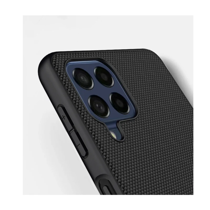 Nillkin Textured Case wytrzymałe wzmocnione etui z żelową ramką i nylonem na tyle Samsung Galaxy M53 5G czarny - obrazek 12