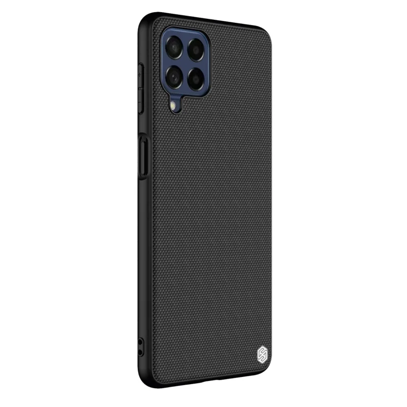 Nillkin Textured Case wytrzymałe wzmocnione etui z żelową ramką i nylonem na tyle Samsung Galaxy M53 5G czarny - obrazek 3