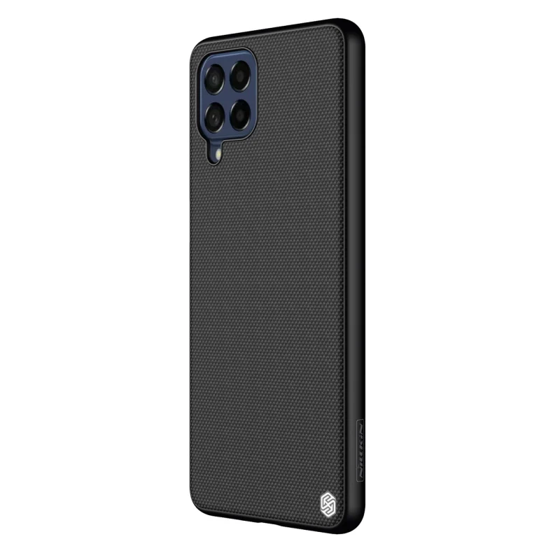 Nillkin Textured Case wytrzymałe wzmocnione etui z żelową ramką i nylonem na tyle Samsung Galaxy M53 5G czarny - obrazek 4