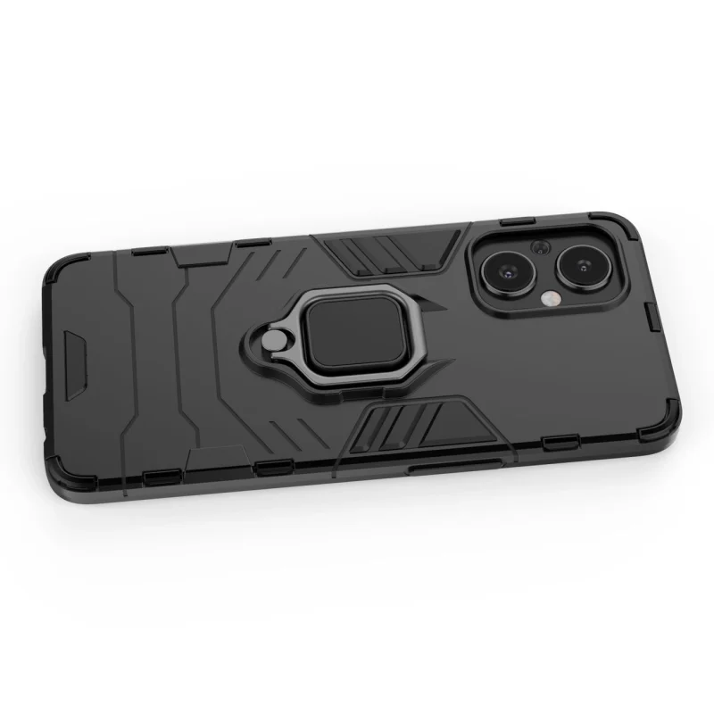 Ring Armor pancerne hybrydowe etui pokrowiec + magnetyczny uchwyt OnePlus Nord N20 5G czarny - obrazek 8