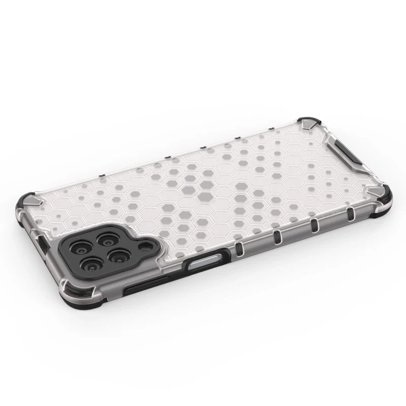 Honeycomb etui pancerny pokrowiec z żelową ramką Samsung Galaxy M53 5G czarny - obrazek 11