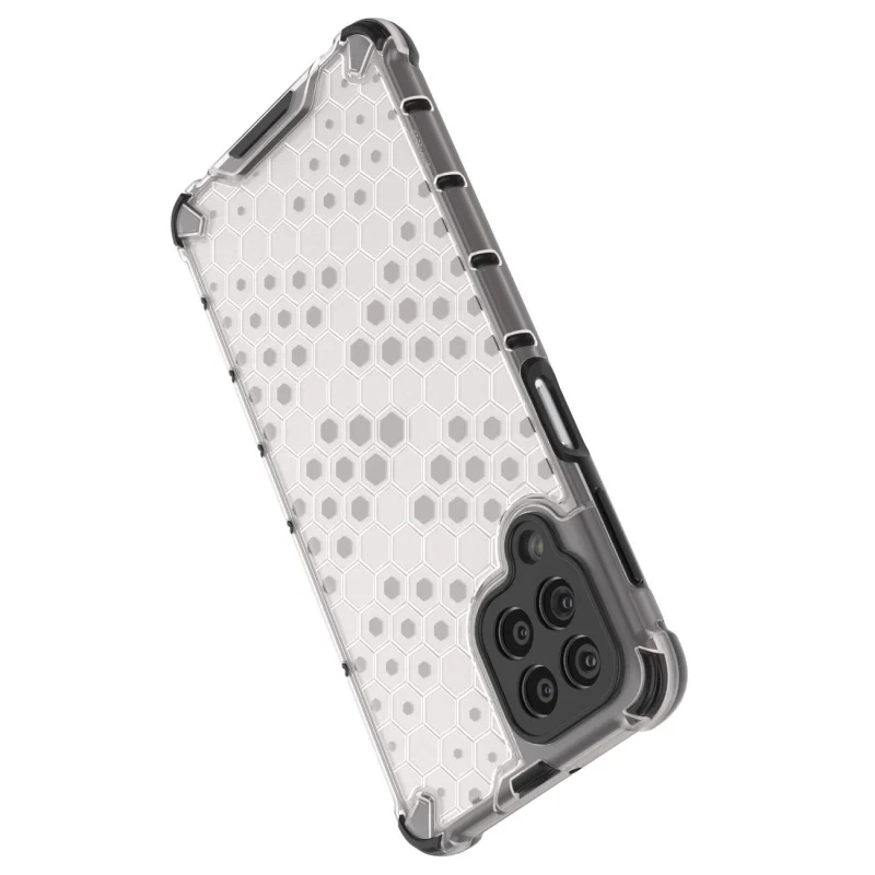 Honeycomb etui pancerny pokrowiec z żelową ramką Samsung Galaxy M53 5G czarny - obrazek 14