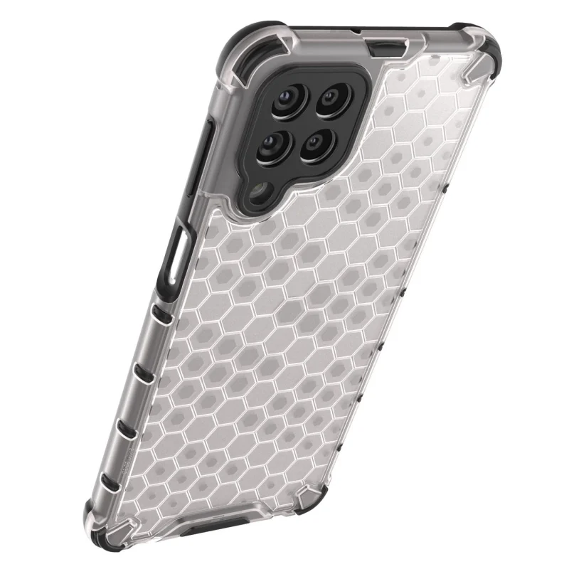 Honeycomb etui pancerny pokrowiec z żelową ramką Samsung Galaxy M53 5G czarny - obrazek 15