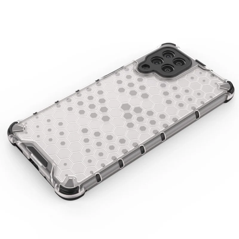 Honeycomb etui pancerny pokrowiec z żelową ramką Samsung Galaxy M53 5G czarny - obrazek 3