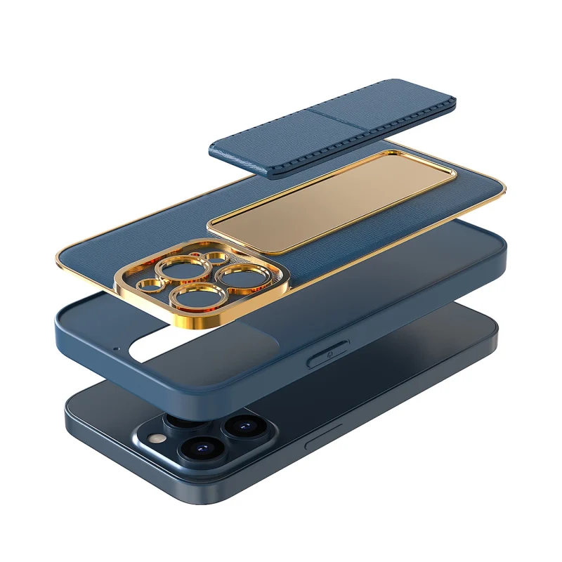 New Kickstand Case etui do iPhone 12 Pro z podstawką czerwony - obrazek 15