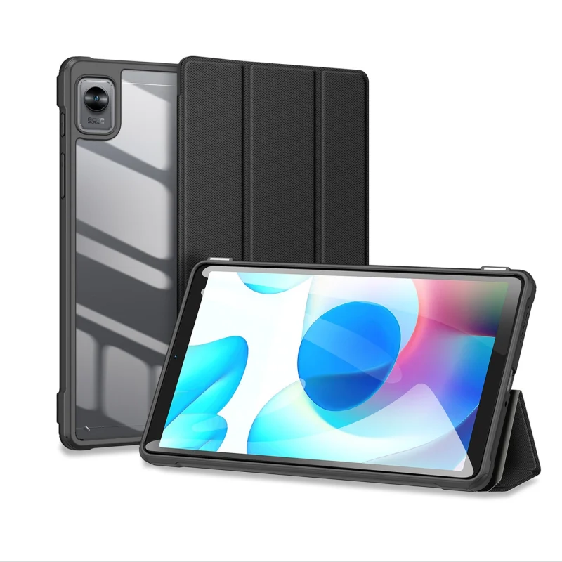 Dux Ducis Toby pancerne etui z klapką Smart Case do Realme Pad Mini czarny