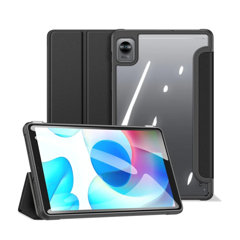 Dux Ducis Toby pancerne etui z klapką Smart Case do Realme Pad Mini czarny - obrazek 11