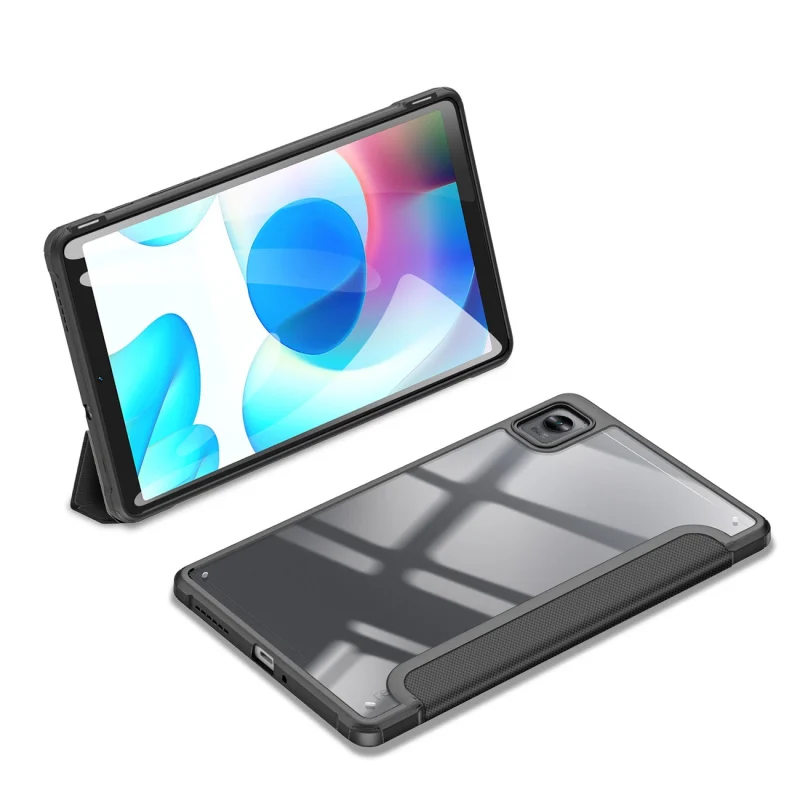 Dux Ducis Toby pancerne etui z klapką Smart Case do Realme Pad Mini czarny - obrazek 3