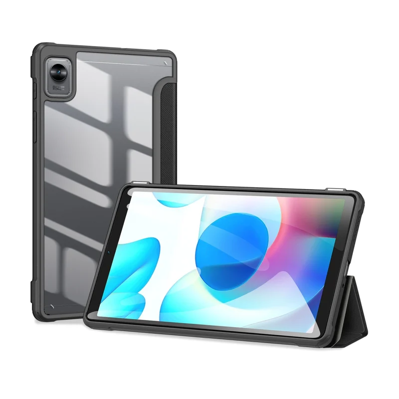 Dux Ducis Toby pancerne etui z klapką Smart Case do Realme Pad Mini czarny - obrazek 4