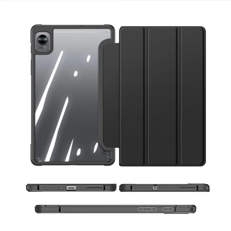 Dux Ducis Toby pancerne etui z klapką Smart Case do Realme Pad Mini czarny - obrazek 7